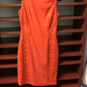 Adriana Pappel coral Cocktail  dress